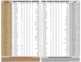 Philadelphia Eagles San Francisco 49Ers