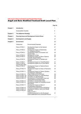 Argyll and Bute Modified Finalised Draft Local Plan