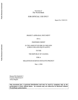 World Bank Document