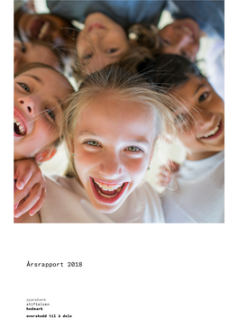 Årsrapport 2018 Overskudd Til Å Dele