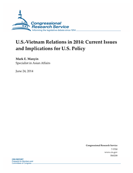 US-Vietnam Relations in 2014