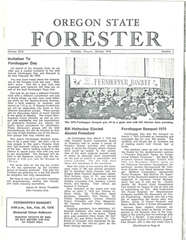 ESTER Volume XXIX Corvallis, Oregon, January 1976 Number 1