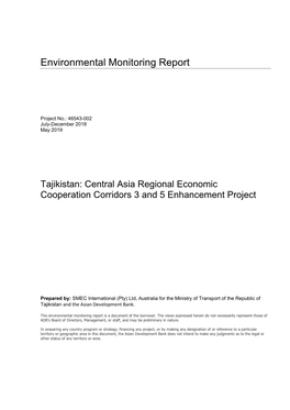 Central Asia Regional Economic Cooperation Corridors 3 and 5 Enhancement Project