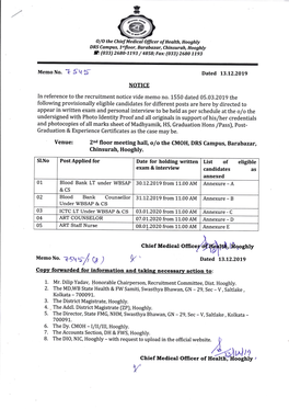 {Ilnjj",A Chief Medical Officer Ot]Hr'ft V Annexure - A