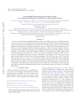 2 Mm GISMO Observations of the Galactic Center. II. a Nonthermal