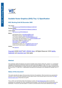 SVG) Tiny 1.2 Specification