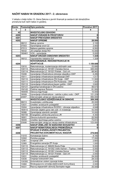 Načrt Nabav in Gradenj 2017 - 2