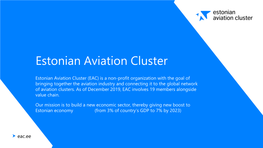 Estonian Aviation Cluster