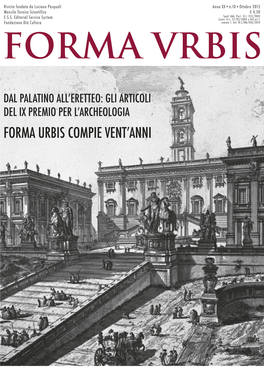 Forma Urbis Compie Ventʼanni