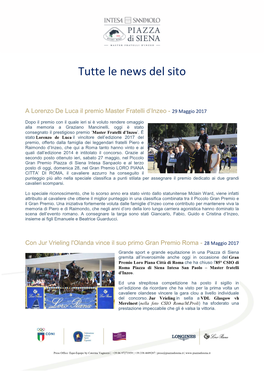 Tutte Le News Del Sito