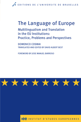 The Language of Europe the Language of Europe 22/09/14 14:17 Page1