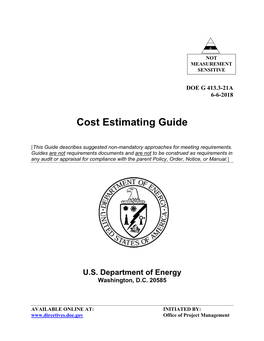 Cost Estimating Guide