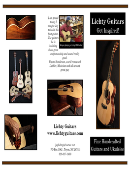 Lichty Guitars Brochure.Pub