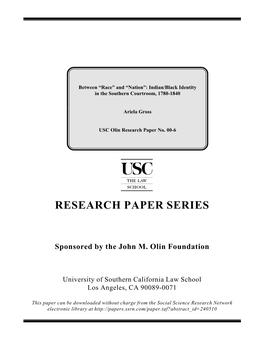 Research Paper Series