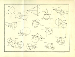 T.W. BIBY L'lth 1 Liverpool DE TACTIONIBUS ; OR, SOME PROBLEMS on CONTACT, AS TREATED GEOMETRICALLY by APOLLONIUS, VIETA, and SWALE