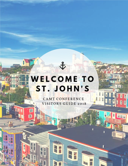 Welcome to St. John's, Newfoundland & Labrador