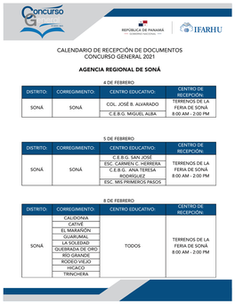 Agencia Regional De Soná