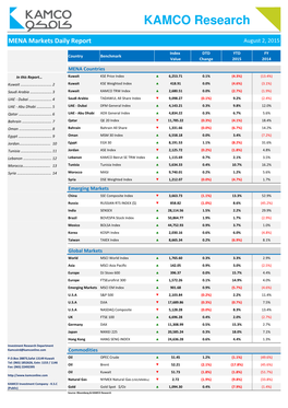 MENA Markets Daily Report.Xlsx