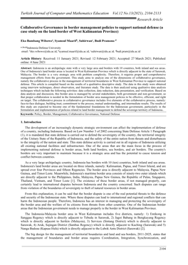 2104-2113 Research Article Collaborative Governance