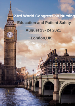 23Rd World Congress on Nursing Education and Patient Safety
