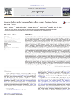 Geomorphology and Dynamics of a Traveling Cuspate Foreland, Authie Estuary, France