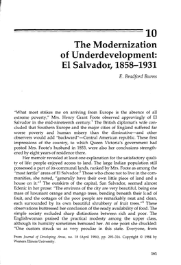 El Salvador, 1858-1931 ?Gan ~Llec- E