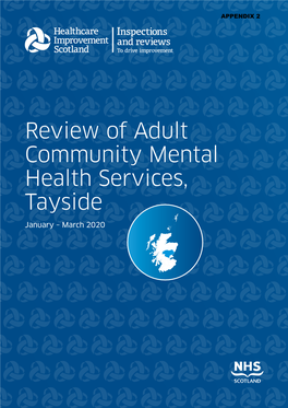 Update on Tayside Wide Mental Health Services