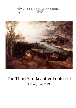 Third Sunday After Pentecost 2021