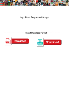 Myx Most Requested Songs