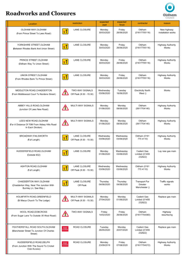 Roadworks-Bulletin-1-June