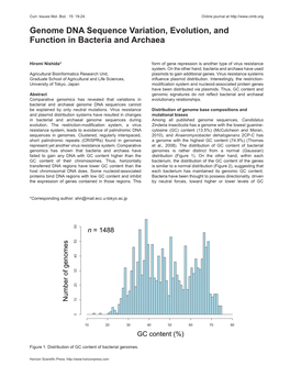 Genome DNA Sequence Variation, Evolution, and Function in Bacteria and Archaea