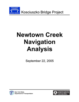 Newtown Creek Navigation Analysis