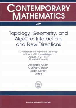 Contemporary Mathematics 279