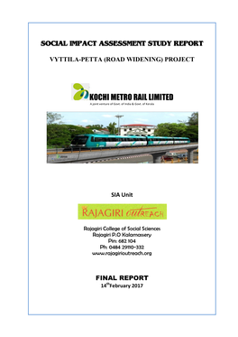 KOCHI METRO RAIL LIMITED a Joint Venture of Govt