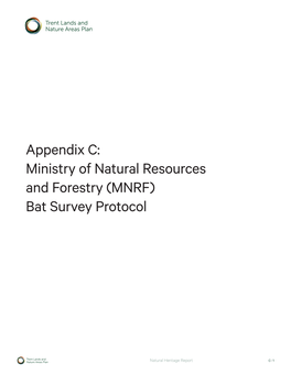 Natural Heritage Report Appendices