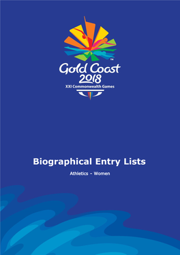 Biographical Entry Lists