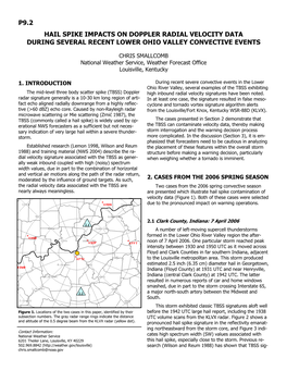 Hail Spike Impacts on Doppler Radial Velocity Data During Several Recent Lower Ohio Valley Convective Events