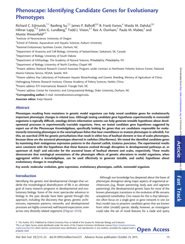 Phenoscape: Identifying Candidate Genes for Evolutionary Phenotypes