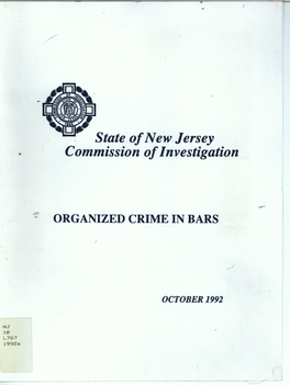 State of New Jersey Commission of Investigation
