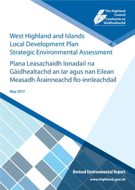 West Highland and Islands Local Development Plan Strategic