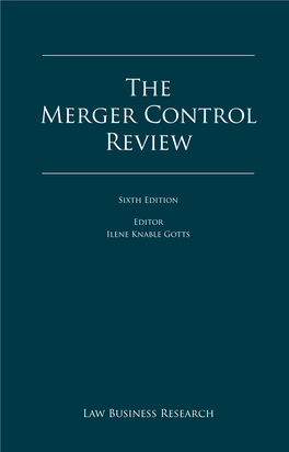 The Merger Control Review