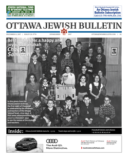 An Ottawa Jewish Bulletin Subscription