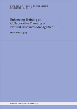 Enhancing Training on Collaborative Planning of Natural Resources