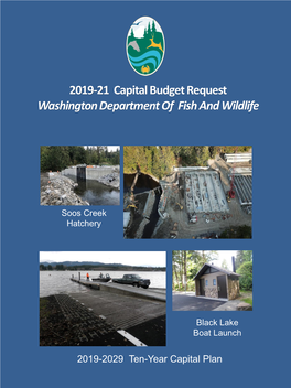 WDFW 2019-21 Capital Budget Request