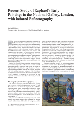 Recent Study of Raphael's Early Paintings in the National Gallery