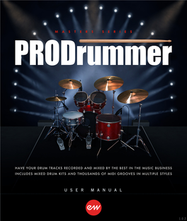 EW Prodrummer User Manual