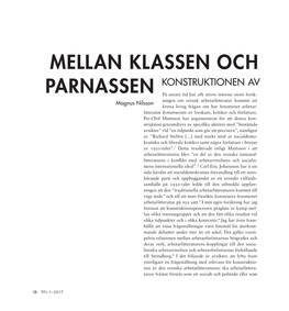 Mellan Klassen Och Parnassen