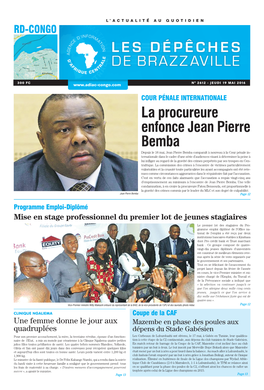 La Procureure Enfonce Jean Pierre Bemba