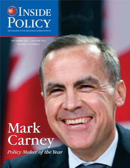 Inside Policy REV3.Indd 1 27/11/12 4:47 PM We Take the Lead, and We Deliver