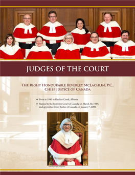 Judges of the Court